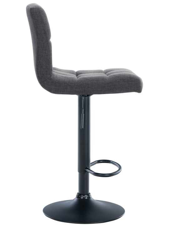 Conjunto de 2 bancos altos tecido Calma, cinza claro