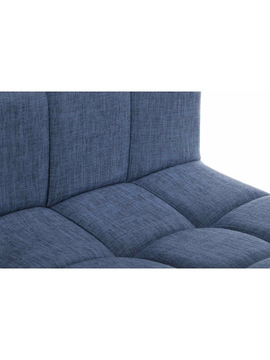 Conjunto de 2 bancos altos tecido Calma, azul