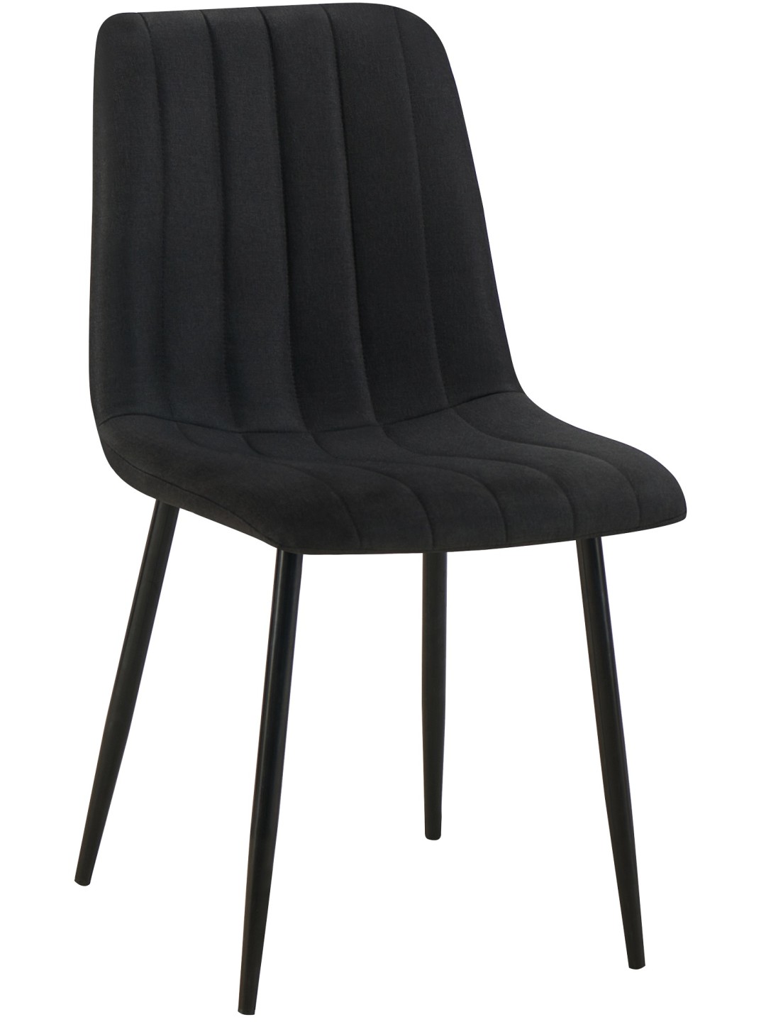Cadeira tecido Dijon, preto