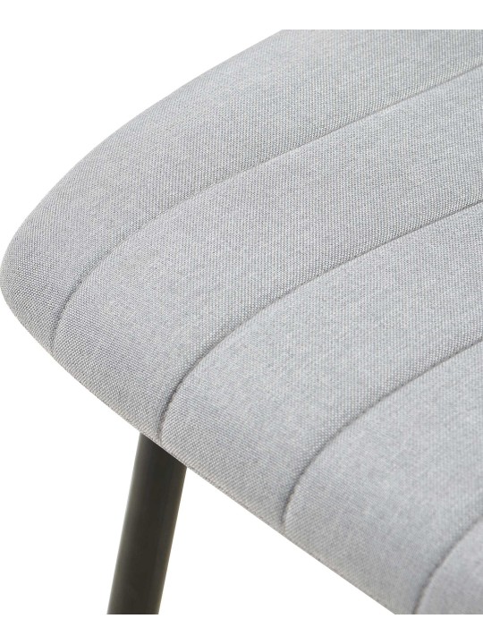 Cadeira tecido Dijon, cinza