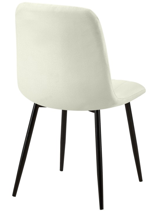 Cadeira tecido Dijon, creme