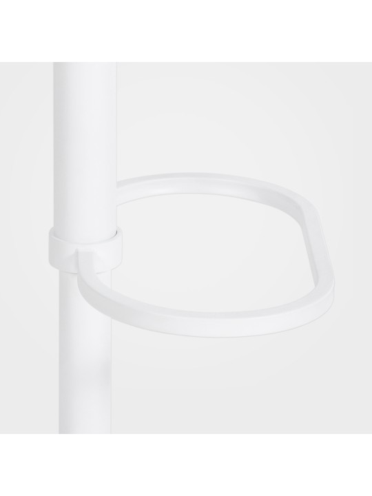 Banqueta alta Damaso W veludo, castanho