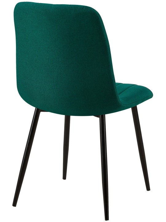 Cadeira tecido Dijon, verde escuro