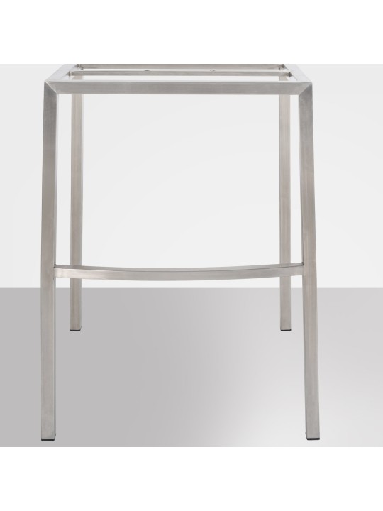 Banqueta alta Damaso E veludo com estrutura de 4 pés, castanho Banqueta alta Damaso E veludo com estrutura de 4 pés, castanho