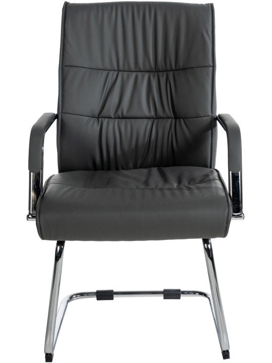 Conjunto de 2 cadeiras para visitantes Sievert, cinza