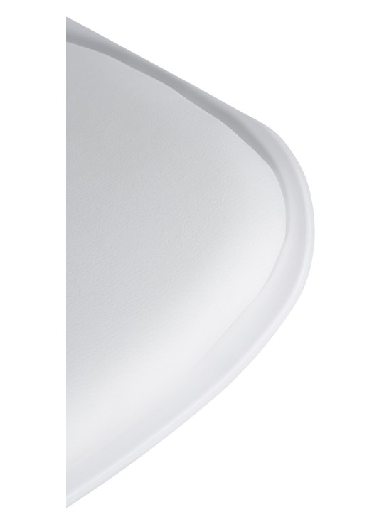 Conjunto de 4 bancos altos em pele sintética Aveiro, branco