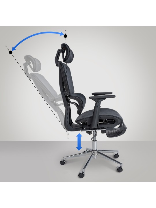 Cadeira de escritório Grover, preto