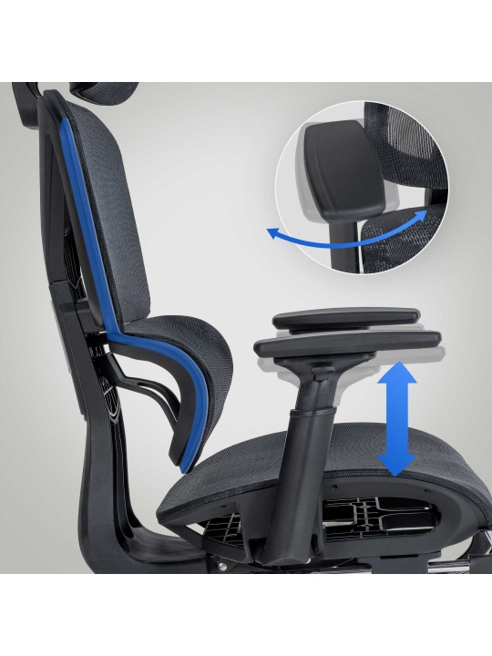 Cadeira de escritório Grover, preto