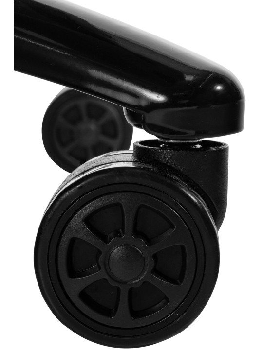 Cadeira de escritório Keren couro genuíno, creme