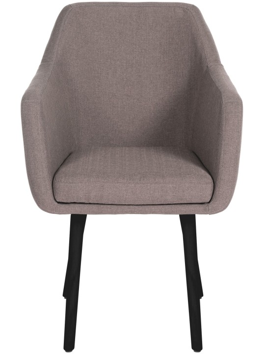 Cadeira para visitantes em tecido Utrecht, taupe