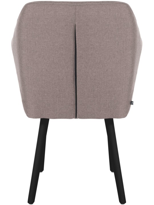 Cadeira para visitantes em tecido Utrecht, taupe