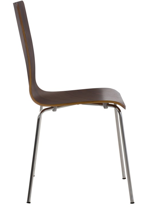 Cadeira para visitantes Pepe, nogueira