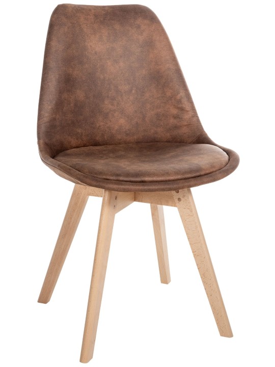 Cadeira Vintage Linares, castanho