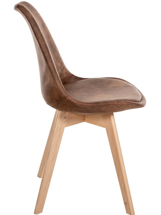 Cadeira Vintage Linares, castanho