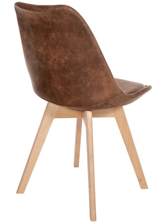 Cadeira Vintage Linares, castanho