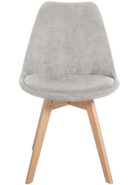 Conjunto de 4 cadeiras de corda Linares, bege