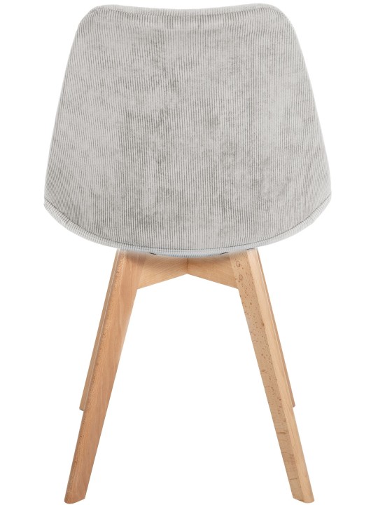 Conjunto de 4 cadeiras de corda Linares, bege