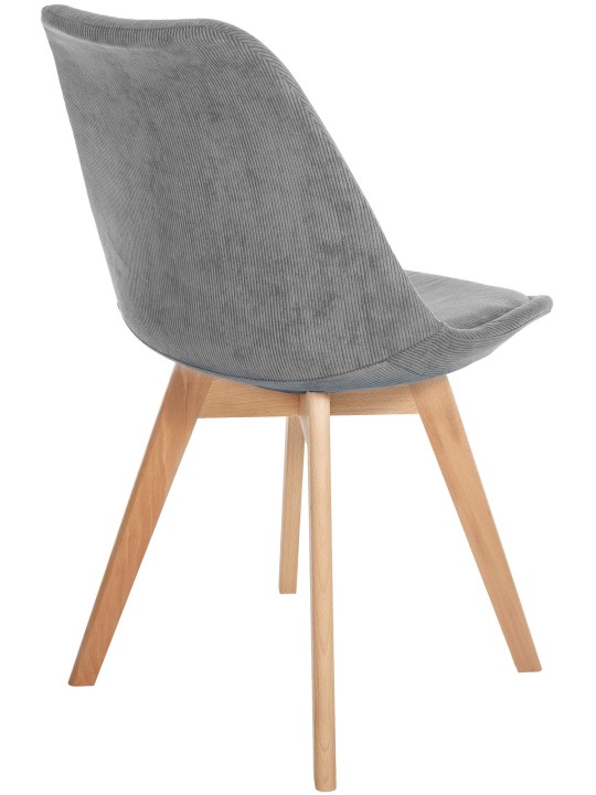 Conjunto de 4 cadeiras de corda Linares, cinza