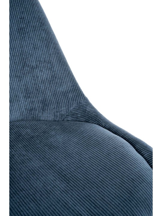 Conjunto de 4 cadeiras de corda Linares, azul escuro