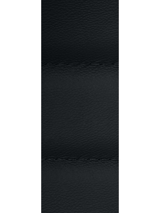 Cadeira de escritório Mollis em pele genuína, preto