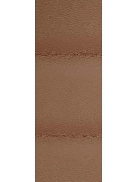 Cadeira de escritório Mollis em pele genuína, castanho claro