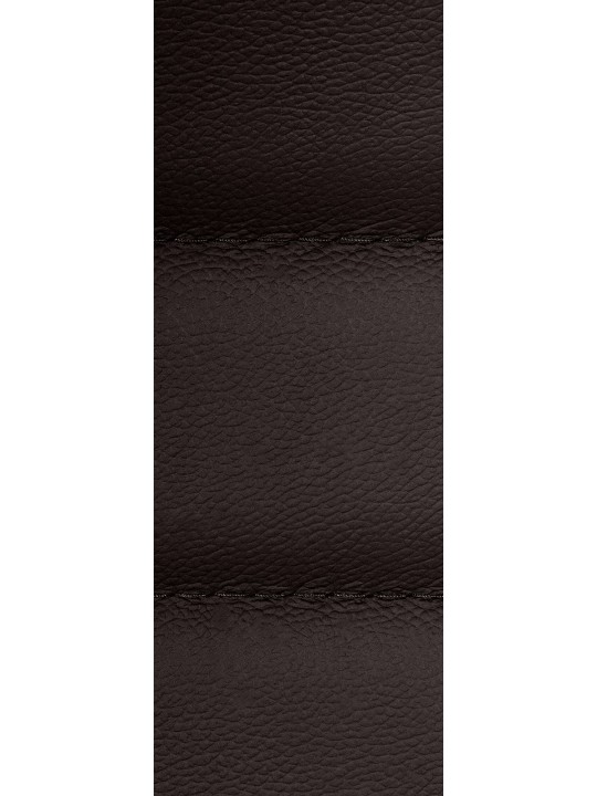 Cadeira de escritório Mollis em pele genuína, café