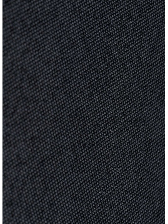 Conjunto de 2 cadeiras de jantar em tecido Foley, nogueira/preto