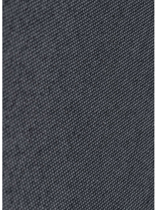 Conjunto de 2 cadeiras de jantar em tecido Foley, nogueira/cinza