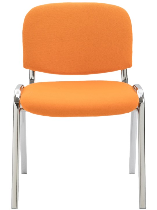 Cadeira para visitantes Ken C tecido, laranja