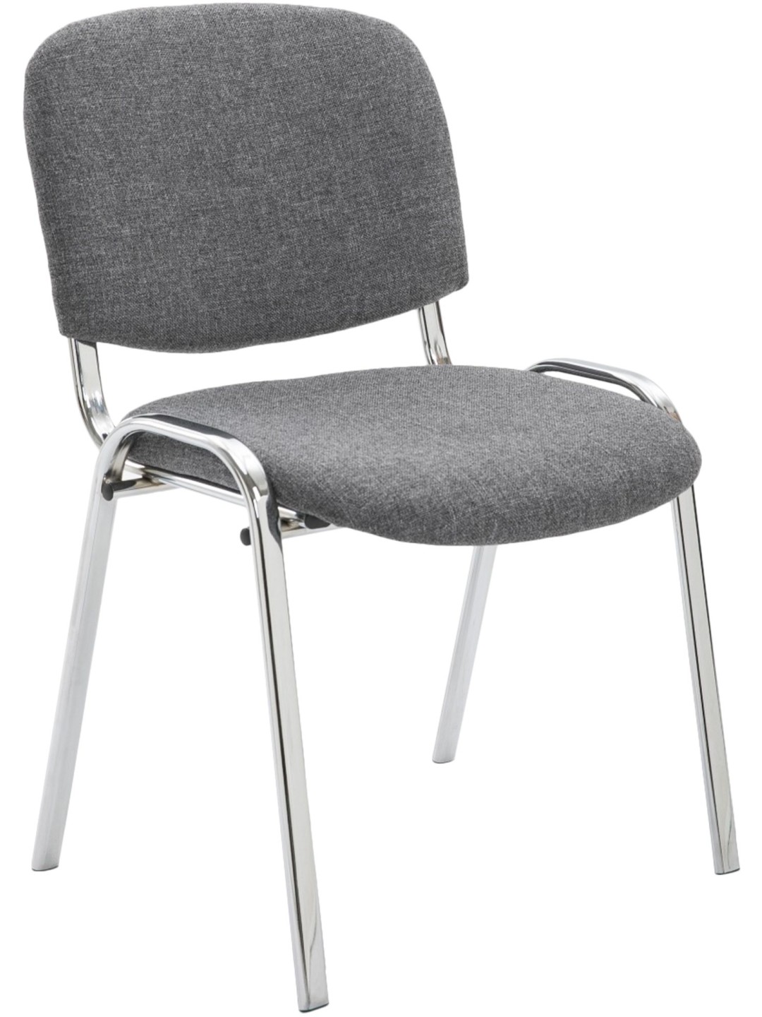 Cadeira para visitantes Ken C tecido, cinza