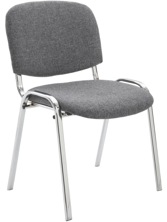 Cadeira para visitantes Ken C tecido, cinza
