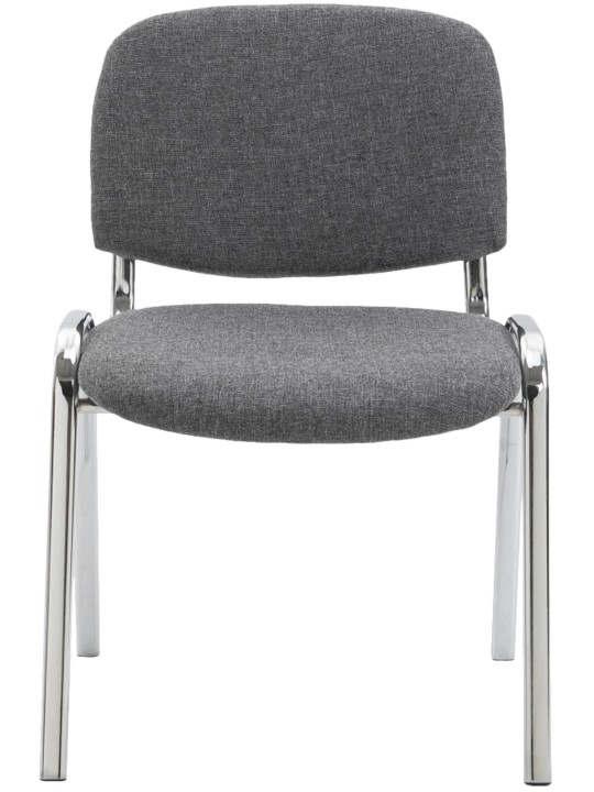 Cadeira para visitantes Ken C tecido, cinza
