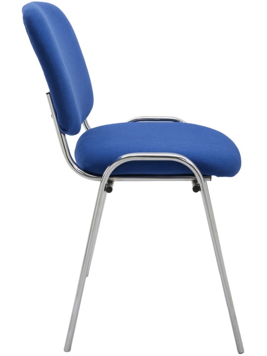 Cadeira para visitantes Ken C tecido, azul