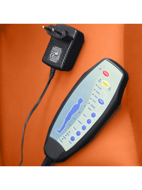 Cadeira de escritório Pacific com função de massagem V2, laranja Cadeira de escritório Pacific com função de massagem V2, laranja