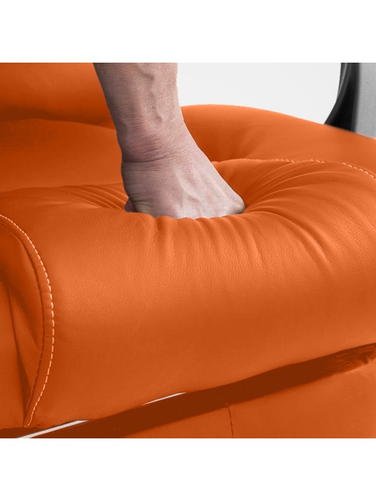 Cadeira de escritório Pacific com função de massagem V2, laranja Cadeira de escritório Pacific com função de massagem V2, laranja