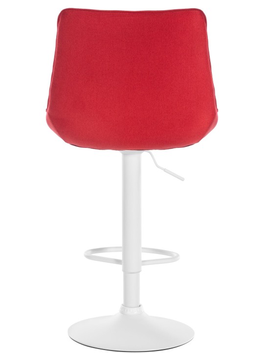 Conjunto de 2 bancos altos tecido Toni, vermelho