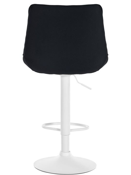 Conjunto de 2 bancos altos tecido Toni, preto