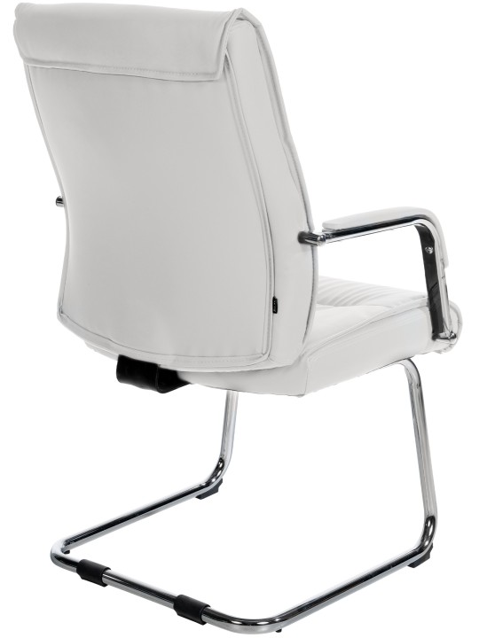 Conjunto de 2 cadeiras para visitantes Sievert, branco