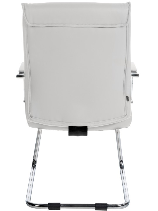 Conjunto de 2 cadeiras para visitantes Sievert, branco