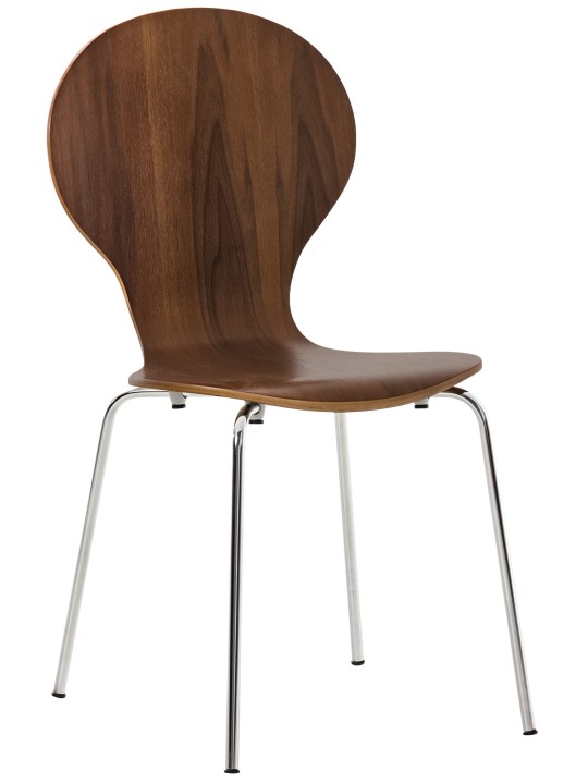 Cadeira para visitantes Diego, nogueira