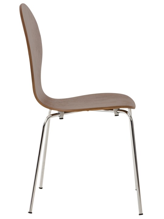 Cadeira para visitantes Diego, nogueira