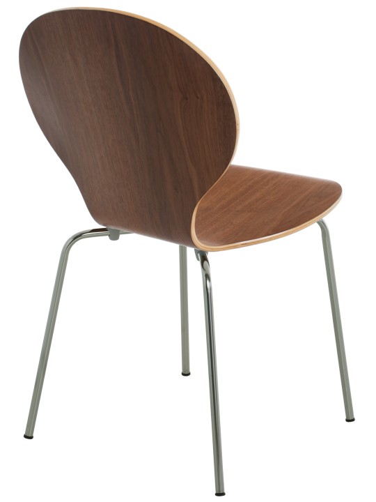 Cadeira para visitantes Diego, nogueira