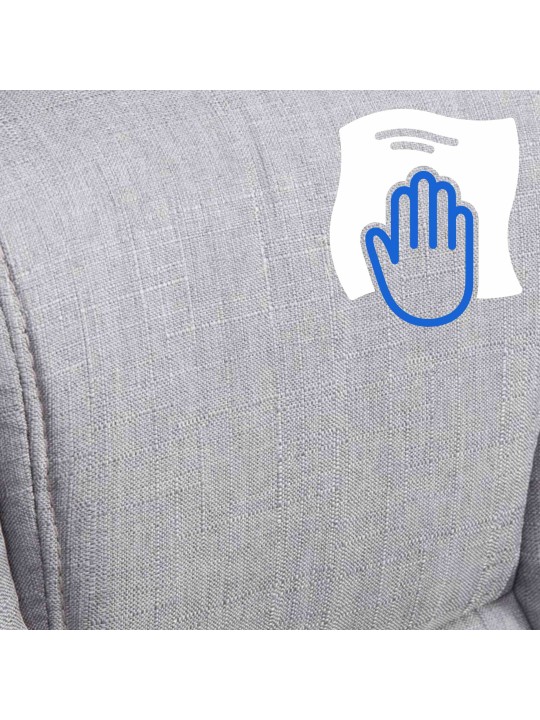 Cadeira de escritório BIG tecido Xanthos, cinza Cadeira de escritório BIG tecido Xanthos, cinza