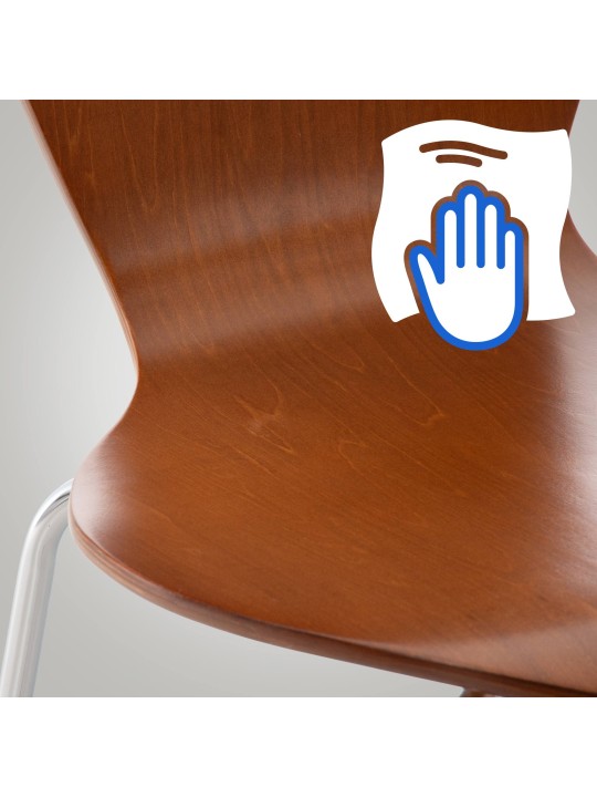 Cadeira para visitantes Calisto, castanho Cadeira para visitantes Calisto, castanho