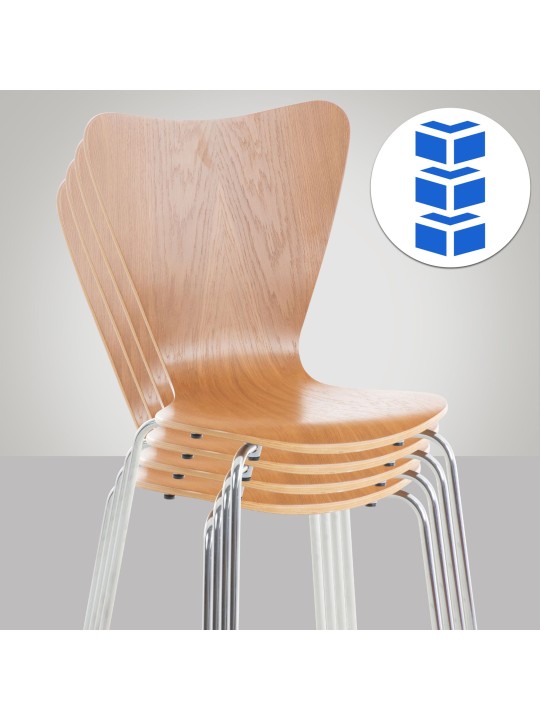 Cadeira para visitantes Calisto, carvalho Cadeira para visitantes Calisto, carvalho