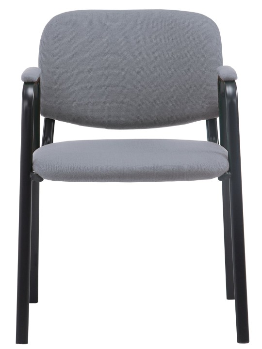 Cadeira para visitantes Ken PRO tecido, cinza