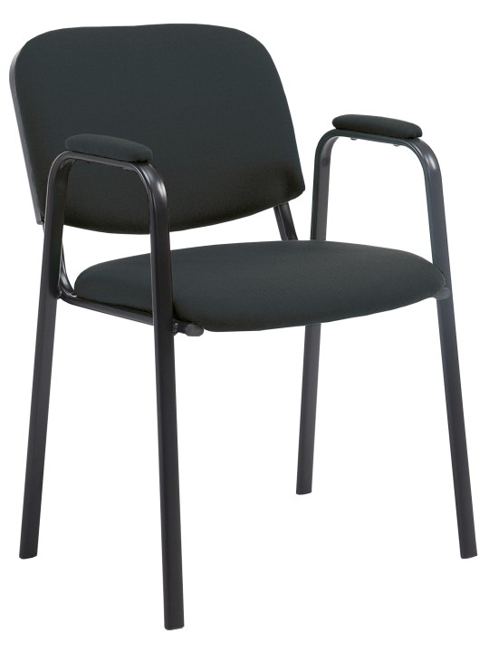 Cadeira para visitantes Ken PRO tecido, preto Cadeira para visitantes Ken PRO tecido, preto