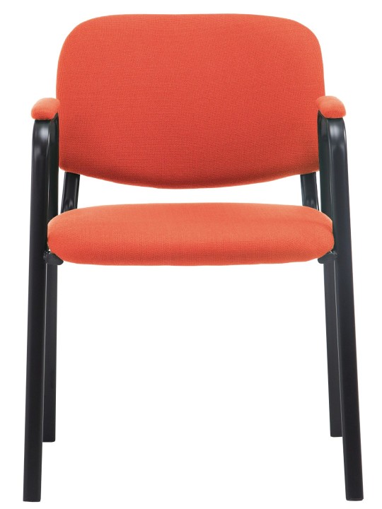 Cadeira para visitantes Ken PRO tecido, vermelho