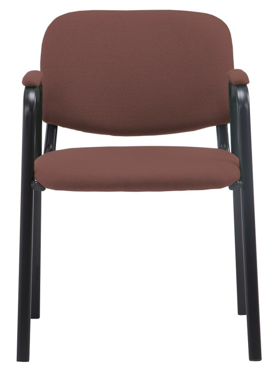 Cadeira para visitantes Ken PRO tecido, castanho
