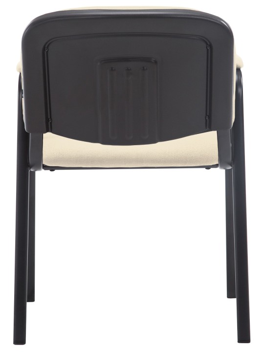 Cadeira para visitantes Ken PRO tecido, creme